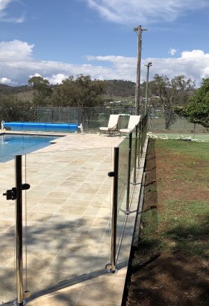 Semi frameless Glass pool fencing direct